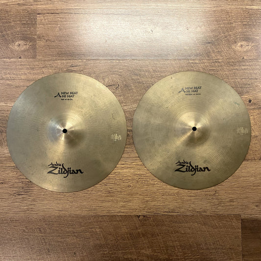 USED Zildjian A Series New Beat 14-Inch/36 cm Traditional Finish Hi-hat Cymbals