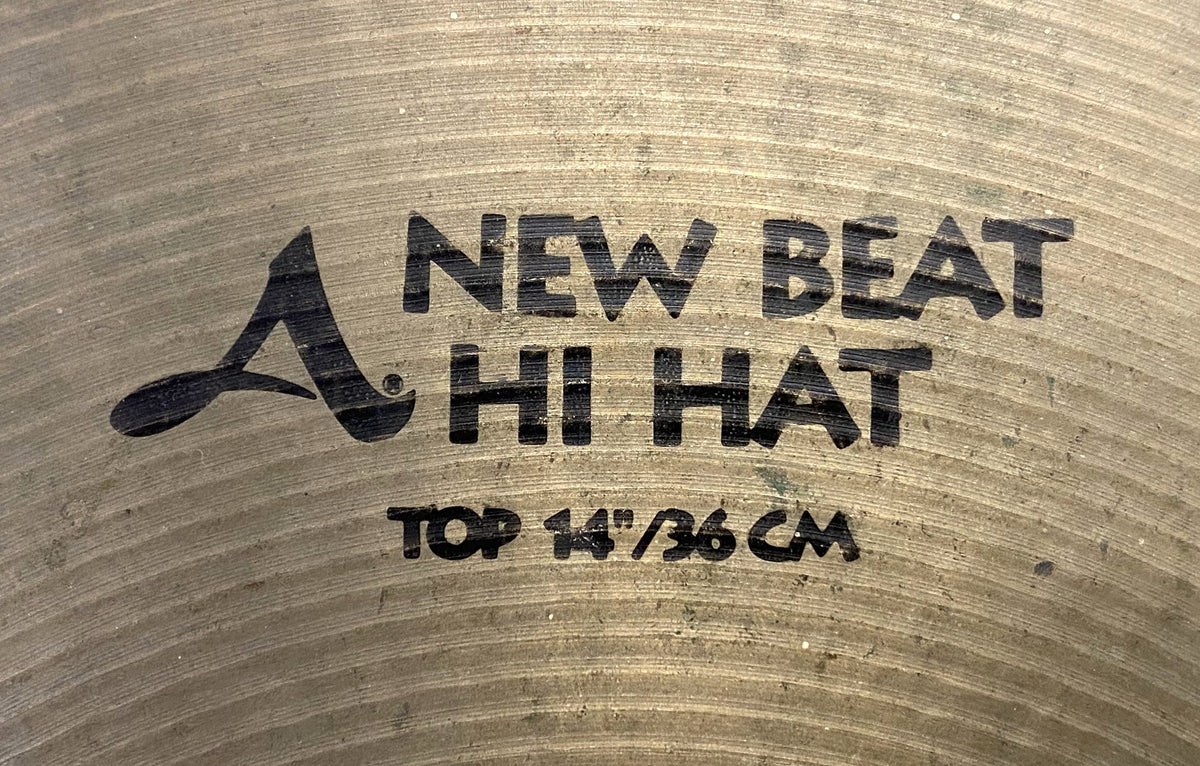 USED Zildjian A Series New Beat 14-Inch/36 cm Traditional Finish Hi-hat Cymbals