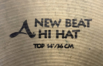 USED Zildjian A Series New Beat 14-Inch/36 cm Traditional Finish Hi-hat Cymbals
