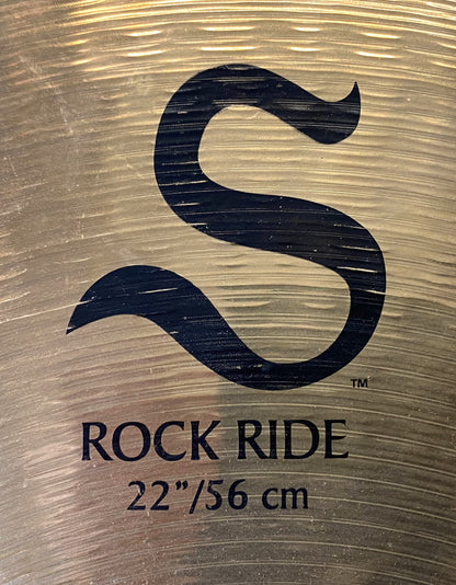 USED Zildjian S-Series 22"/56 cm Brilliant Finish Rock Ride Cymbal