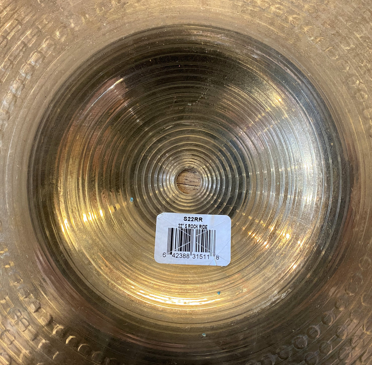 USED Zildjian S-Series 22"/56 cm Brilliant Finish Rock Ride Cymbal