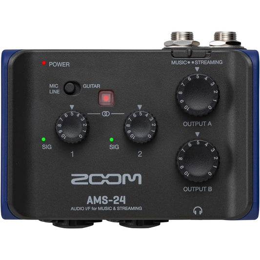 Zoom AMS-24 2-In/4-Out USB Audio Interface