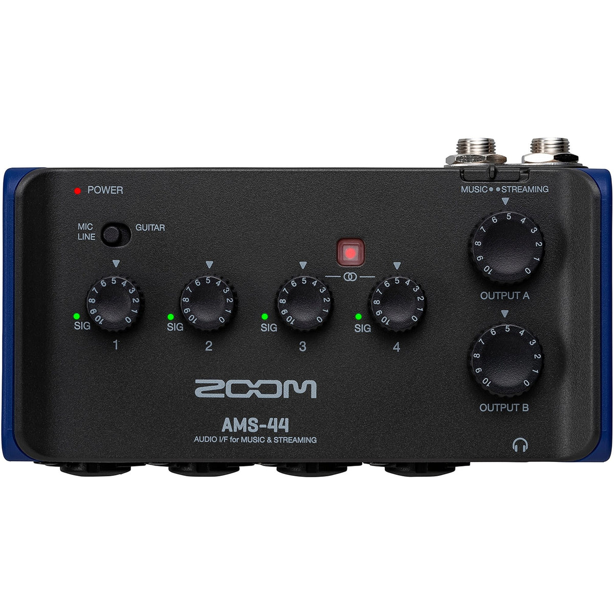Zoom AMS-44 4-In/4-Out USB-C Audio Interface with 4 x Preamps