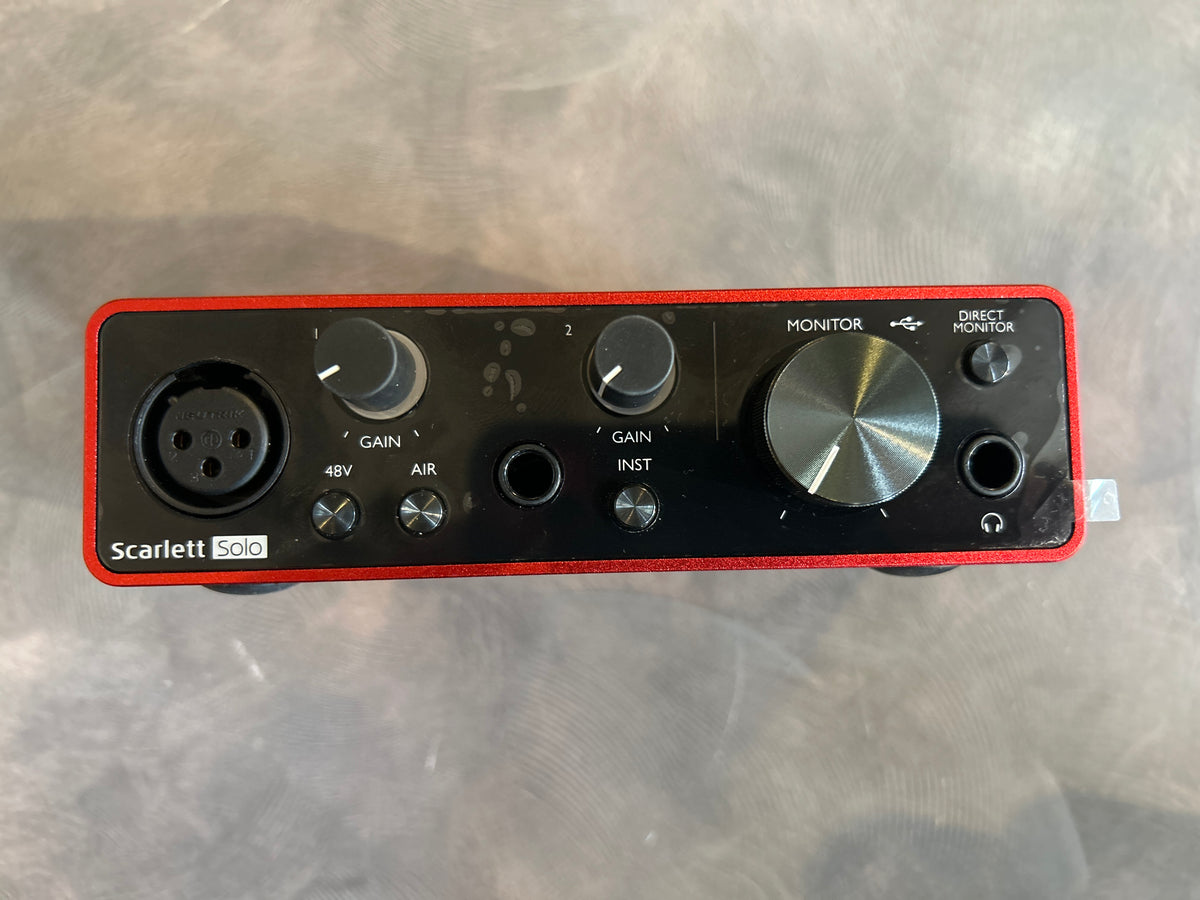 USED Focusrite Scarlett Solo 3rd Gen USB-C Audio Interface