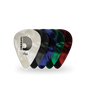 D'Addario Assorted Pearl Celluloid Guitar Picks, 25 pack, Light .50mm