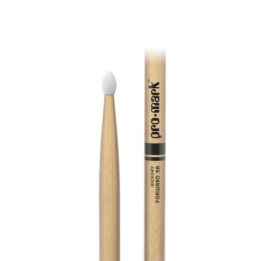 ProMark TX5AN Classic Forward 5A Hickory Drumstick, Oval Nylon Tip